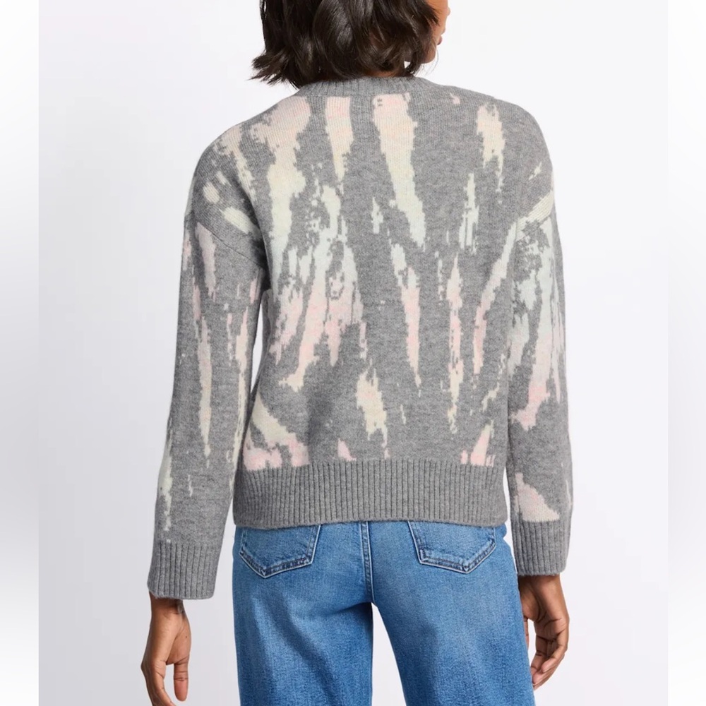 Rails. Virgo Sweater - Grey Tie Dye -size medium NWT - Picture 2 of 5